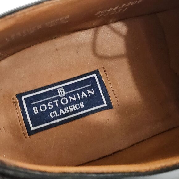 Bostonian Classics Black Leather Wingtip  Seess Shoes Lace-up Loafers Size 14D/B main image 15